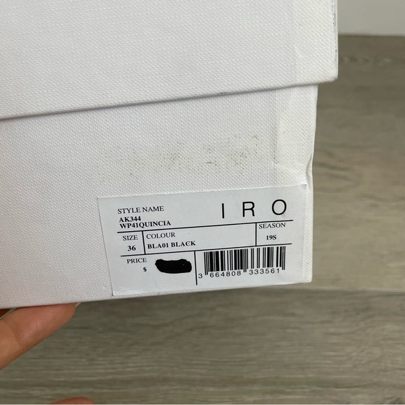 Iro quincia black suede pumps - Picture 8 of 16